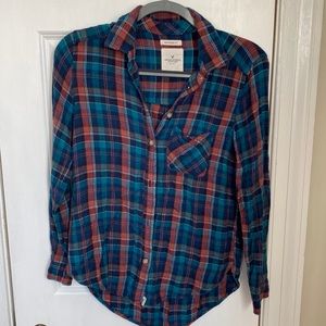 American Eagle Boyfriend Fit Flannel